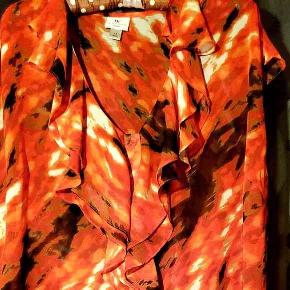 Worthington Women Sleeveless Blouse - Picture 2 of 4